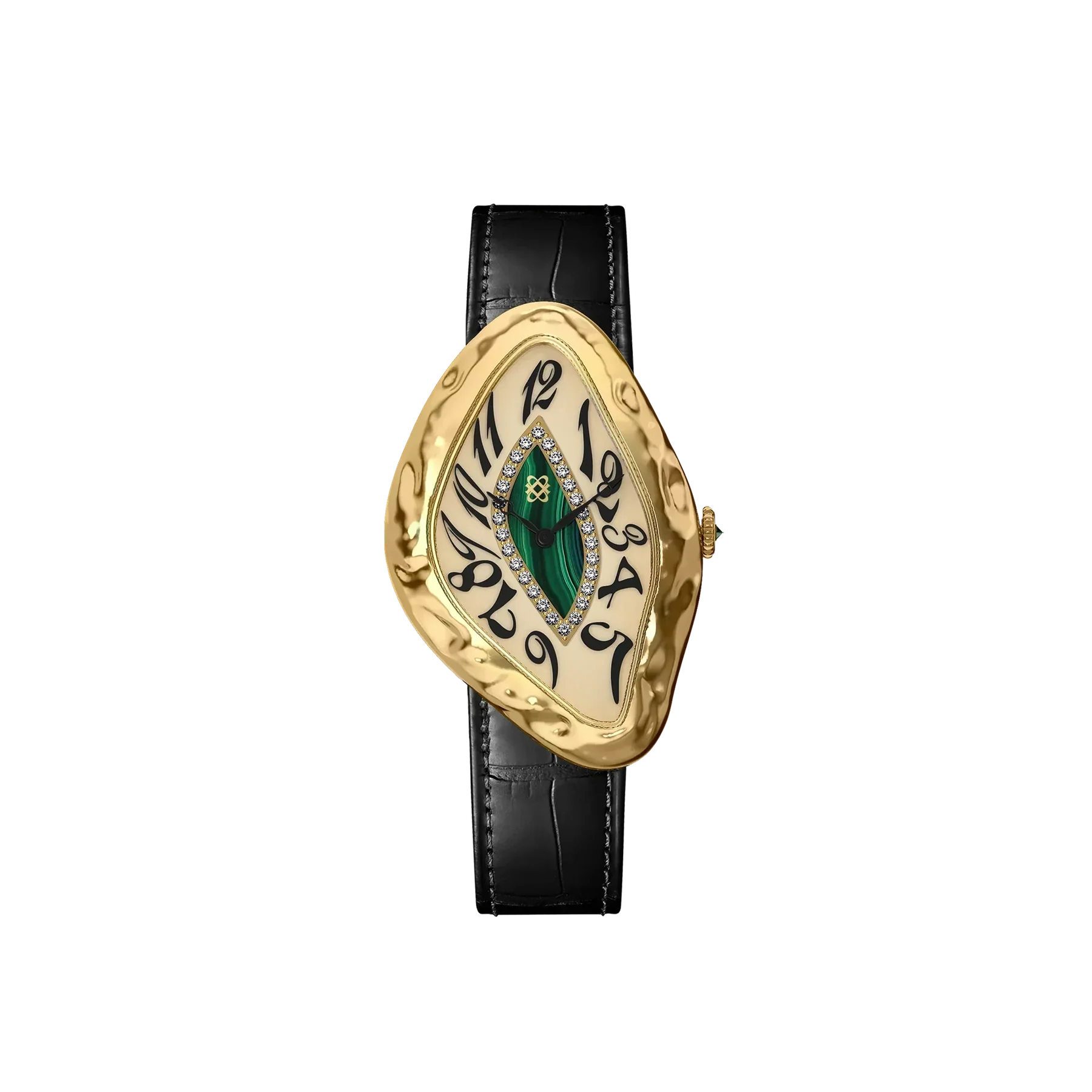 01-1_46c214cf-6fd7-4cad-9606-7e4f300d6631_1800x1800 'Paradoxe' Diamond Watch - Gold Gilt - Image 1