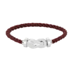 FORCE LARGE HORSESHOE CLASP METAL BRACELET - 3. Brown wire rope