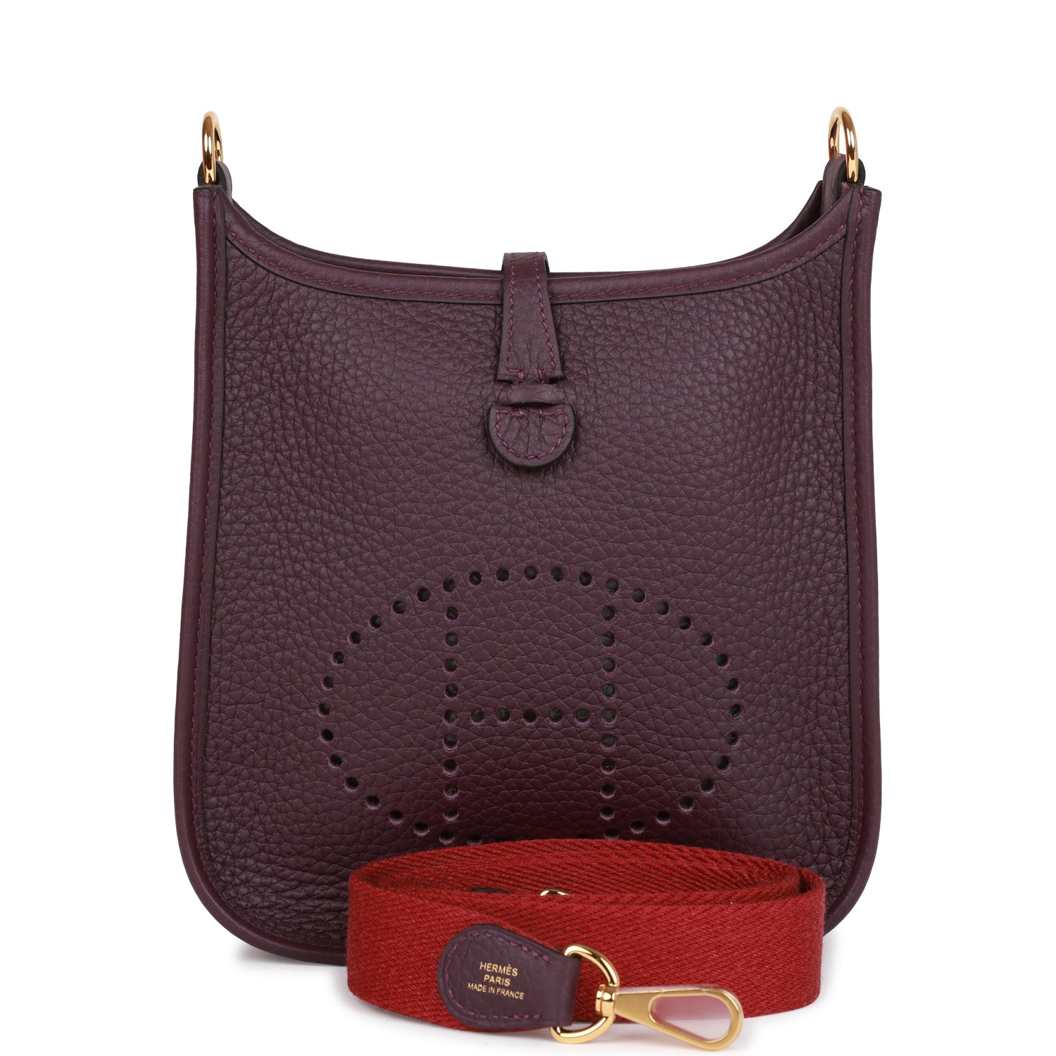 0bfcc7b3337d481f94b3f5f9113d9710 Her.mès Bag | Evelyne Tpm Cassis Clemence - Image 1
