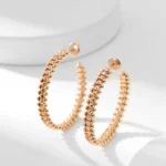 CLASH HOOP EARRINGS - 925 Sterling Silver - 18k Gold Plated