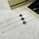 CLOVER 1 MOTIF PIETERSITE BRACELET - Rose Gold