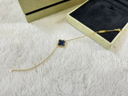 CLOVER 1 MOTIF PIETERSITE BRACELET - Gold