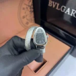Bvl.gari Watch | Serpenti Tubogas Steel Black Opaline Dial - Image 3