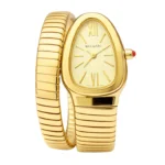 Bvl.gari Watch | Serpenti Tubogas Spiral Steel & Yellow Gold