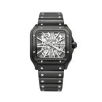 Car.tier Watch | Santos de Car.tier Skeleton Large Black Steel