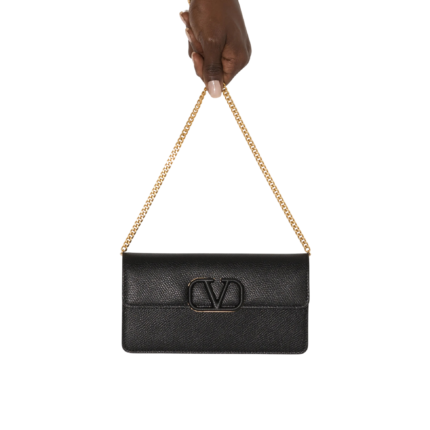 Valentino Garavani | Vlogo grained-leather mini bag