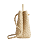 Bot.tega Ven.eta | Andiamo Beige leather tote bag - Image 2