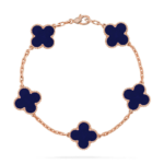 CLOVER 5 MOTIF LAPIS LAZULI BRACELET COLLECTION - Rose