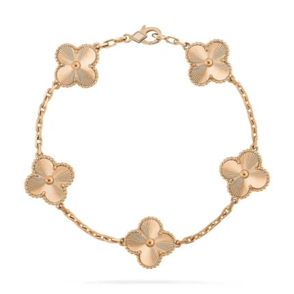CLOVER 5 MOTIF LASER BRACELET COLLECTION - Rose, 19