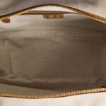 M.iu M.iu | Beau canvas and leather bag Beige/brandy - Image 2