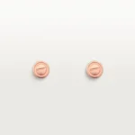 LOVE EARRINGS PINK GOLD 10MM