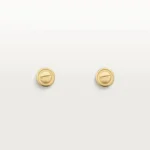 LOVE EARRINGS GOLD 10MM - 925 Sterling Silver - 18k Gold Plated