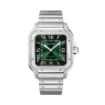 Car.tier Watch | Santos de Car.tier Large Green Dial Stainless Steel