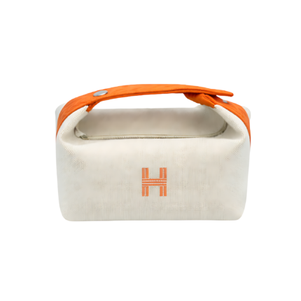 Her.mès | Bride-a-Brac case in beige canvas