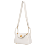 Her.mès Bag | Mini Lindy White Swift - Image 3