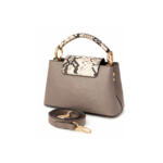 L.ouis V.uitton Bag | Capucines Steeple Grey Python - Image 2