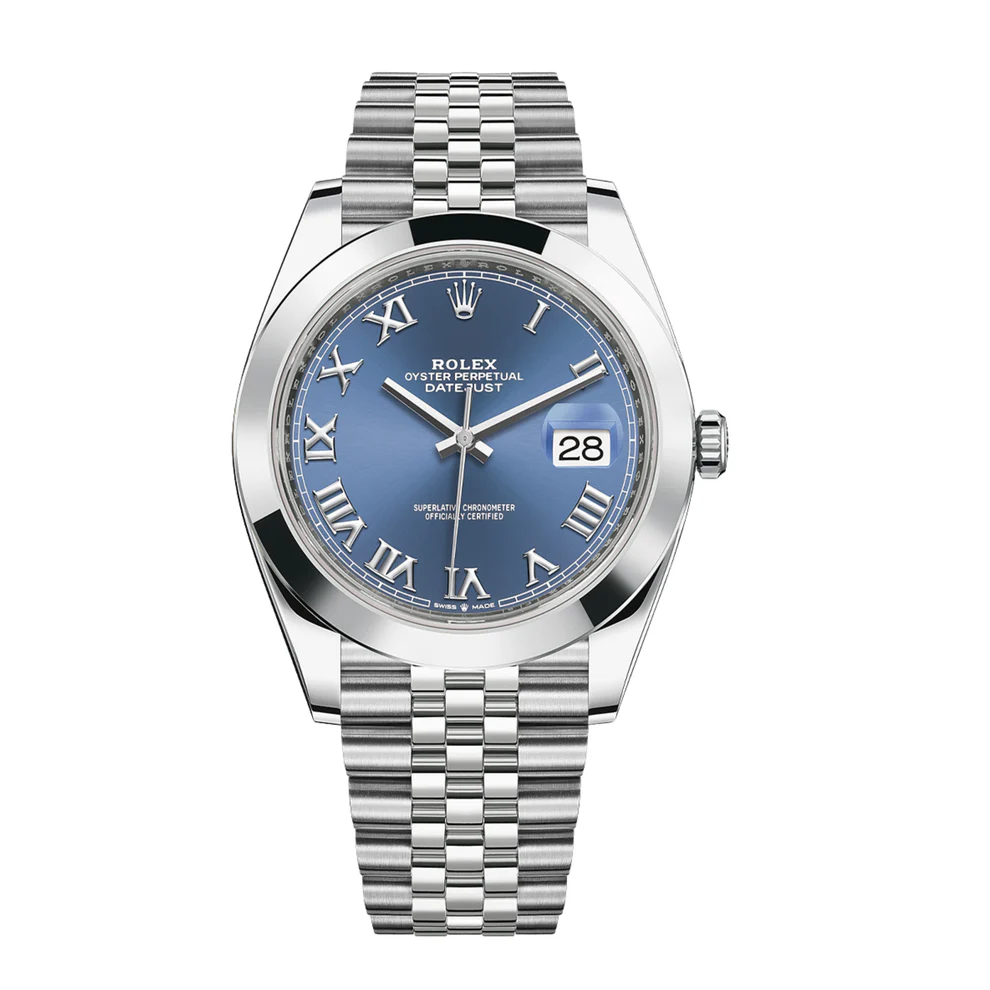 Rolex-Watch-Datejust-41-Azzurro-Blue-Dial-1 Rol.ex Watch | Datejust 41 Azzurro-Blue Dial - Image 1
