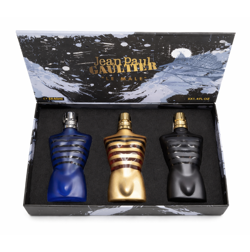 Jean Paul Gaultier Le Male Miniature Gift Set (3 × 40 ml)