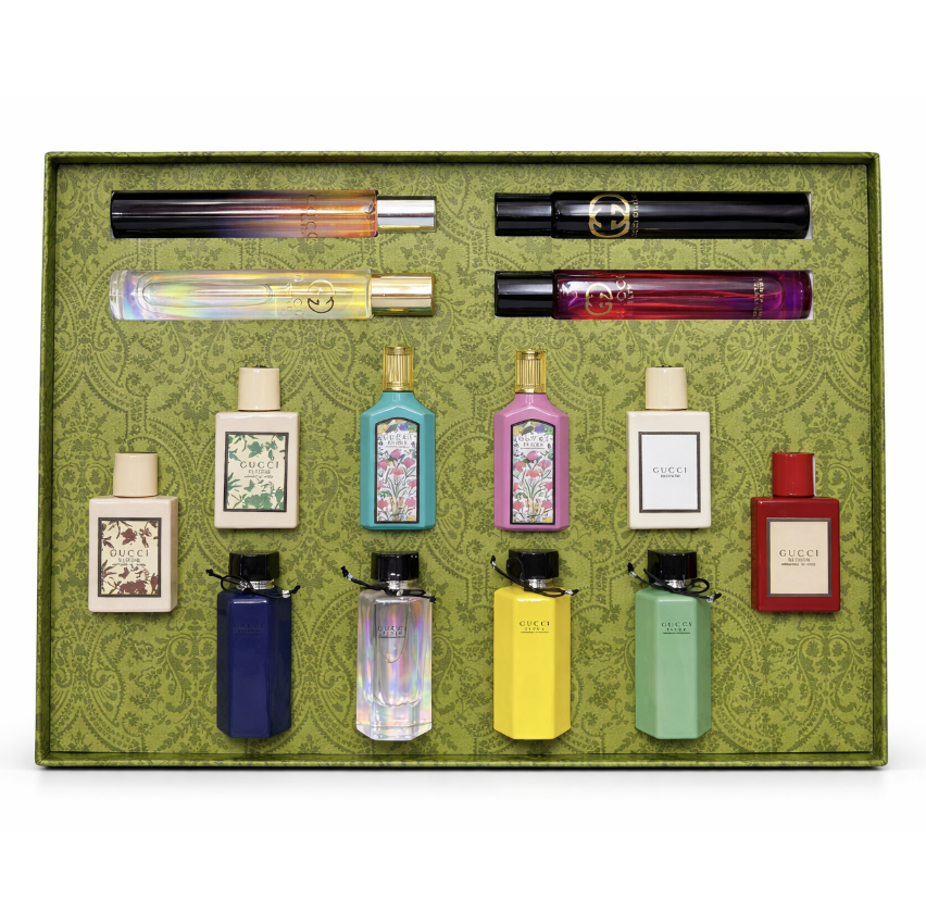 Gu.cci Mini Perfume set 14 pieces + Paper Gu.cci Gift Bag