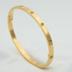 LOVE BRACELET 3.65MM 10 DIAMONDS - 16, Gold