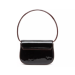 Diesel 1DR Liquid PU Shoulder Bag | Blood Black - Image 3
