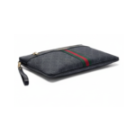 Gu.cci | Pouch Leather Stripe Zip - Image 2