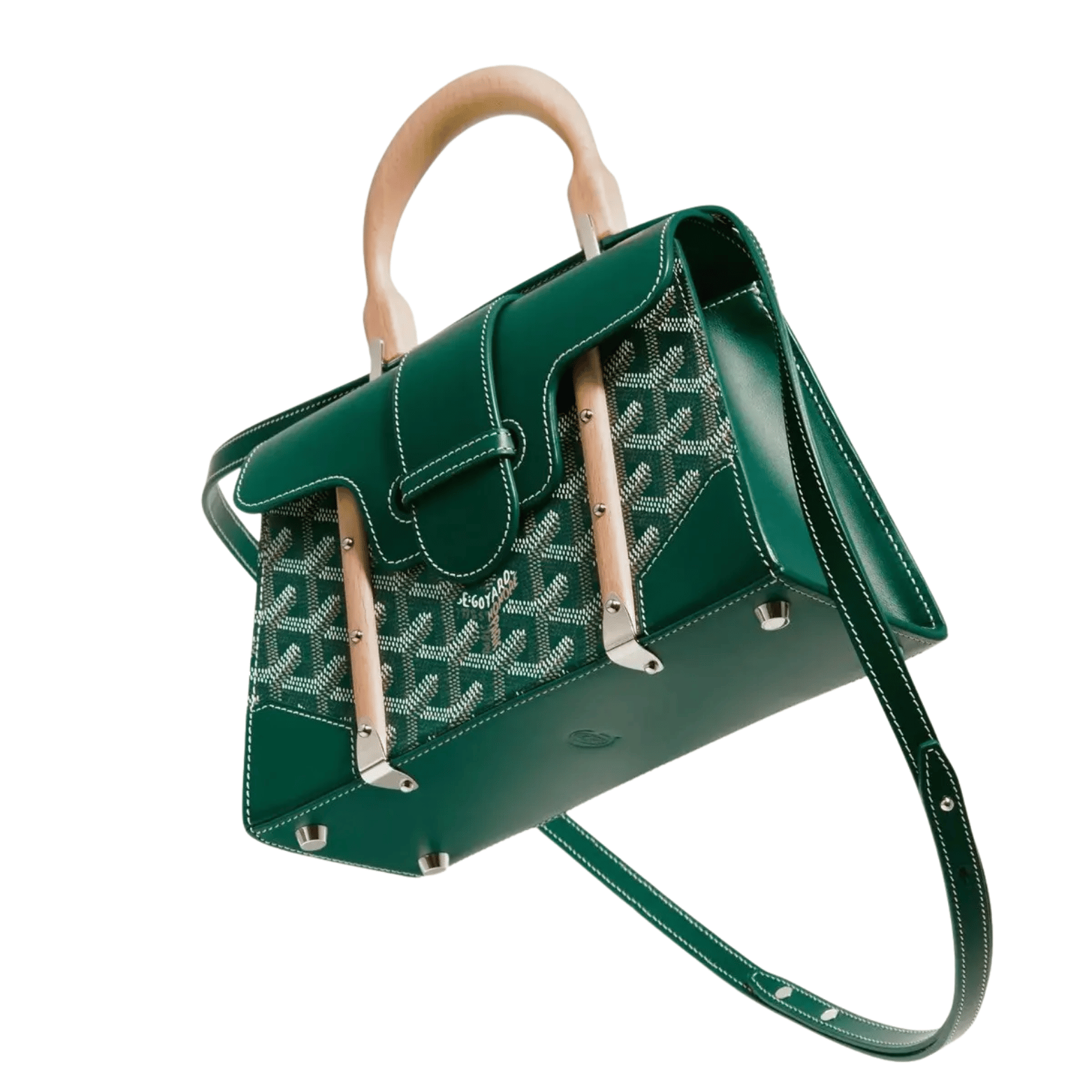 Untitleddesign-2025-11-28T172552.600 Goy.ard Bag | Saïgon Structuré Green - Image 1