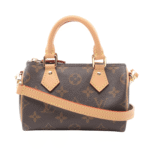 L.ouis V.uitton | Nano Speedy Bag In Monogram Canvas With Natural - Image 3