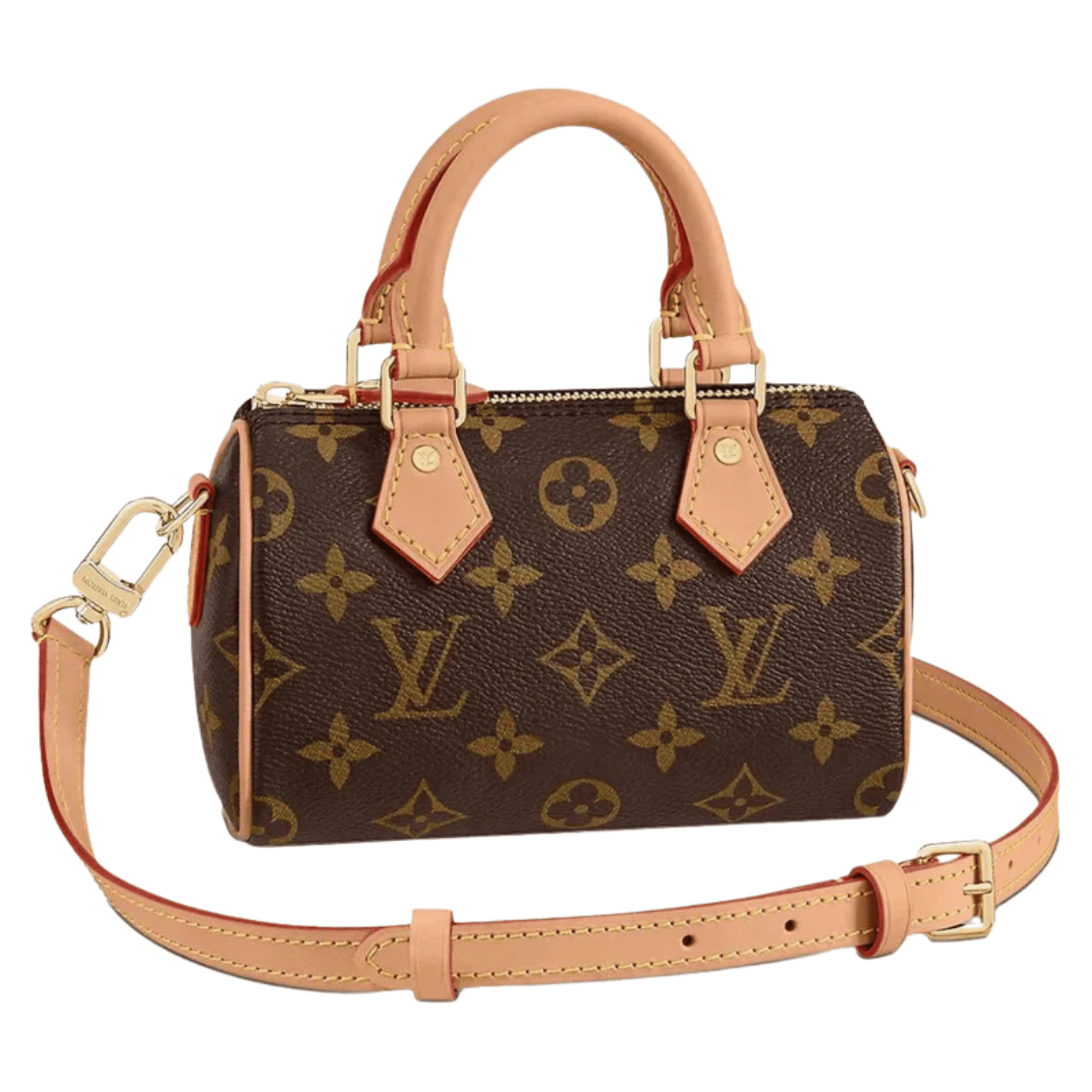 Untitleddesign_21 L.ouis V.uitton | Nano Speedy Bag In Monogram Canvas With Natural - Image 1