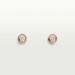 DAMOUR DIAMOND EARRINGS - Pink Gold