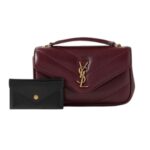 Saint Laurent | Loulou Mini Bag In A Burgundy Or Red Hue