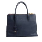 Pr.ada | Saffiano Leather Tote Bag In Navy Blue