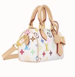 L.ouis V.uitton | X Takashi Murakami Nano Speedy In The Multicolor White Canvas - Image 3