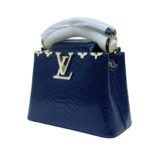 L.ouis V.uitton |  apucines Navy Python - Image 2