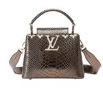 L.ouis V.uitton |  Capucines Navy Python