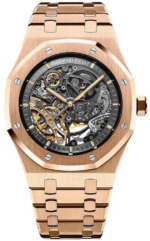 Aud.emars Piguet Watch | Royal Oak Skeleton Rose Gold