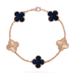 CLOVER 5 MOTIF PIETERSITE BRACELET COLLECTION - Rose-Laser, 19