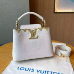 L.ouis V.uitton Bag | Capucines Taurillon Flower - Image 4