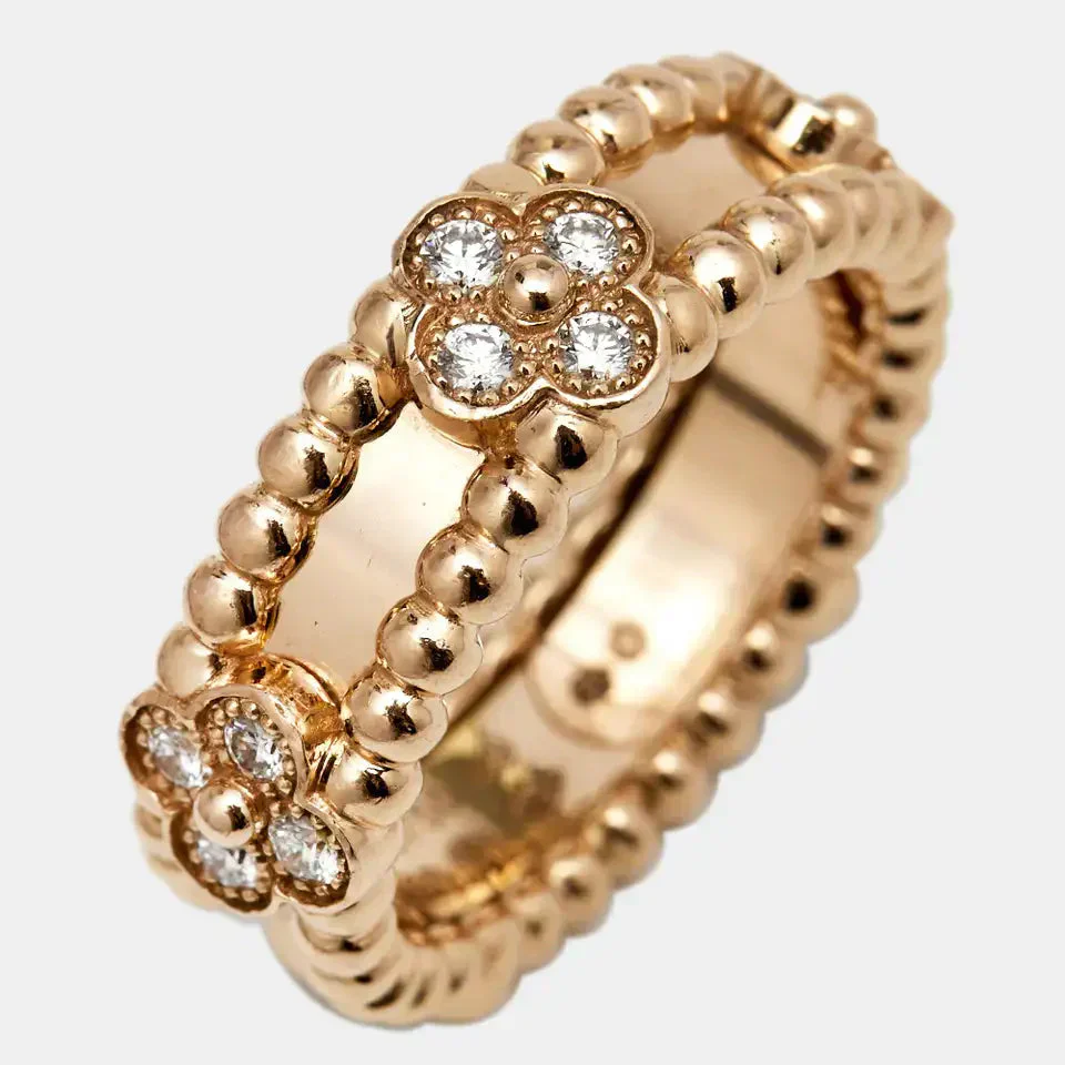 PERLEE DIAMOND RING - Rose Gold, 5 - Image 1