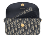 Di.or | 30 Montaigne East-west Chain Bag In Blue Dior Oblique Jacquard Canvas. - Image 2
