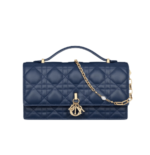 Dior | My Dior Mini Bag In Blue Cannage Lambskin.