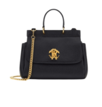 Rob.erto | Cavalli Mirror Snake Shoulder Bag In Calf Leather With A Gold