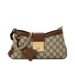 Gucci | Gg Supreme Monogram Calfskin Small Padlock Chain Shoulder Bag