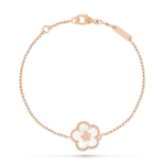 CLOVER SINGLE FLOWER BRACELET - Gold