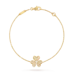 FRIVOLE GOLD FLOWER DIAMOND BRACELET
