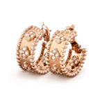 PERLEE DIAMOND EARRINGS - Rose Gold