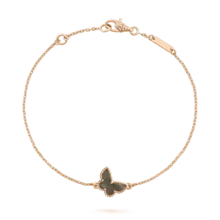 BUTTERFLY ONYX BUTTERFLY BRACELET - Gold