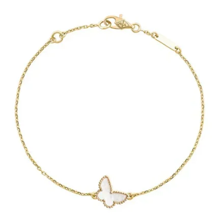 BUTTERFLY DARK MOP BUTTERFLY BRACELET - Gold