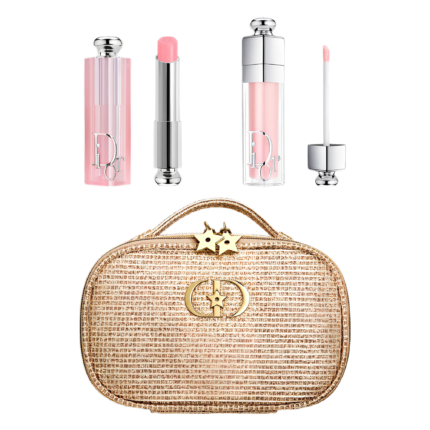 Dior Makeup Pouch in Limited Edition Lip Balm and Lip Gloss