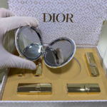 Set pintalabios Dior dorado y blanco - Image 6